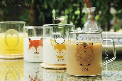 Animal Collection Glass Mug  (Deer)