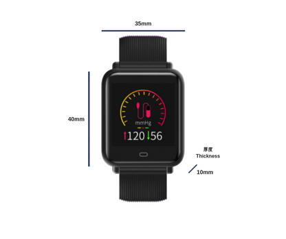 Colour Screen Square Display Smartwatch
