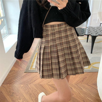 Plaid Short Skirt